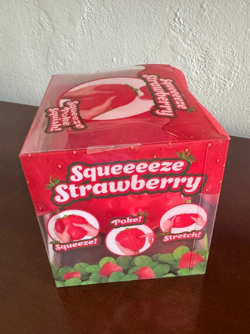 Squeezy Jumbo Strawberry Squishy toy